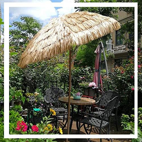 サッチパティオパラソル ストローパラソル 6 6 0 Cmガーデンパラソル フラビーチパラソル 折りたたみ式