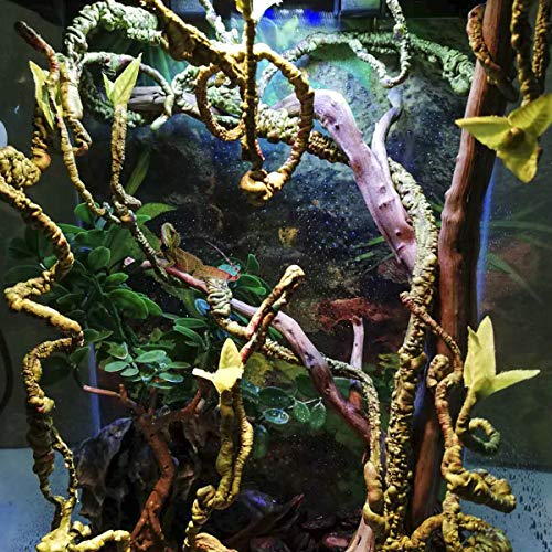 Sockeroos Jungle Vines Flexible Pet Habitat Decor, Perfect for Chameleons Snakes Lizards