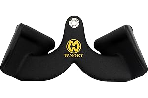 WNOEY LAT Pulldown Attachment,Back Tricep Bar Strength Training,Handle Grips Lat Pull Down Bar Press Down Exercises,Cable Machine Accessories, Cable Back Attachments for Home Gym