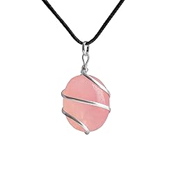 SUBYATH Rose Quartz Jewelry - Stone Pendant