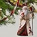Hallmark Keepsake Christmas Ornament 2018 Year Dated, African American Happy Memories Father Christmas