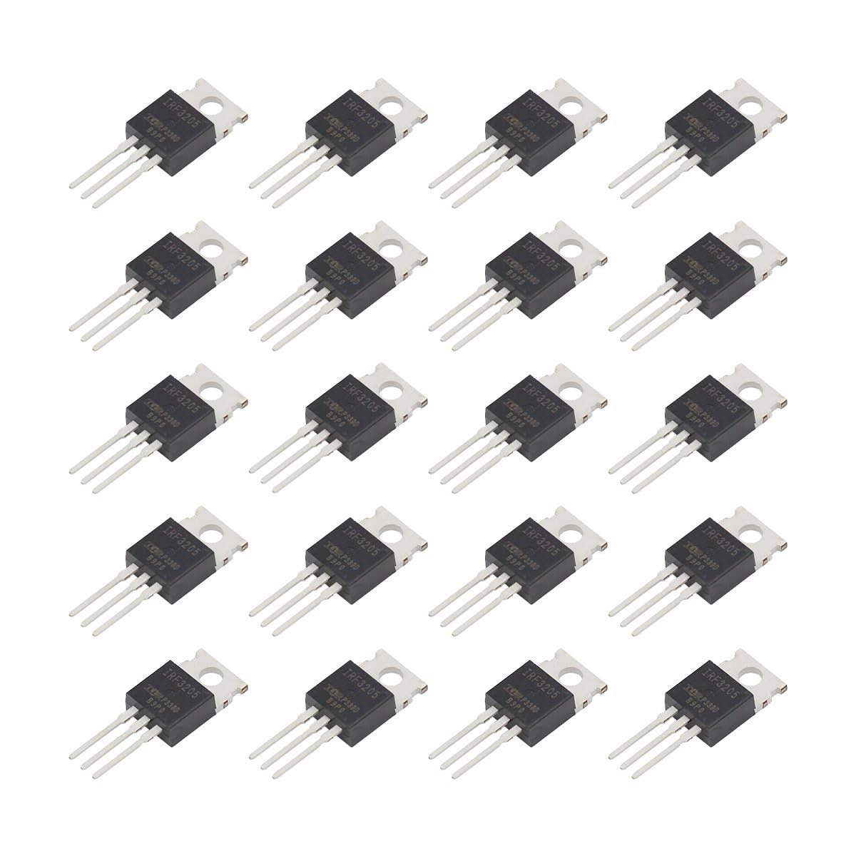 Photo 1 of 20pcs IRF3205 IRF3205PBF N-Channel MOSFET Transistor 55V 110A TO-220 Package