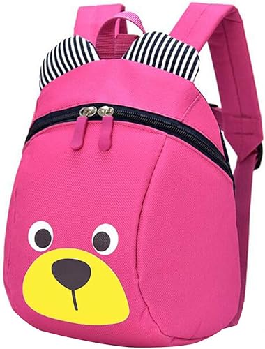 Amazon かわいいクマちゃん キッズリュックサック 迷子ハーネス 迷子ひも 迷子防止 迷子防止ひも ナップザック リュック ミニバッグ リード キッズ ピンク ノーブランド品 リュックサック