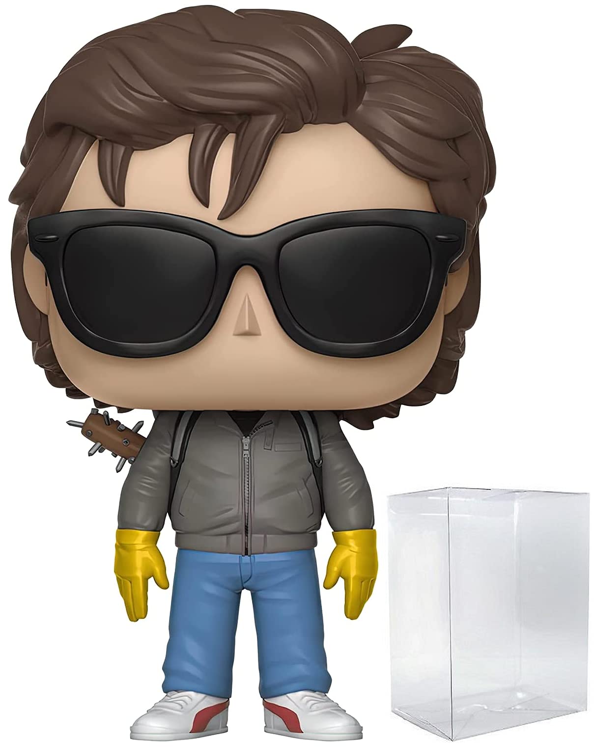 Funko POP Stranger Things - Steve Harrington with Sunglasses Pop! Vinyl Figure (Bundled with Compatible Pop Box Protector Case), Multicolored, 3.75 inches
