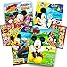 Disney Mickey Mouse Coloring Book Super Set with Stickers (4 Mickey Mouse Activity Books for Kids Toddlers)