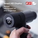 HOTO 12V Brushless Cordless Drill LED Display 30 Torque 2000mAh USB-C view 5