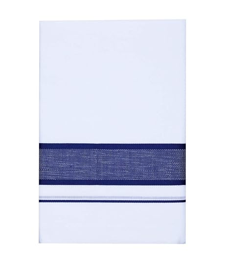 Men's Pure Cotton Dhoti's (134_White_3.60M)