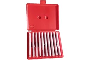 marddpair 10 Pairs 1/8 X 6 Steel Precision Thin Parallel Set Parallelism .0002 Fit for Milling Work and Other Projects