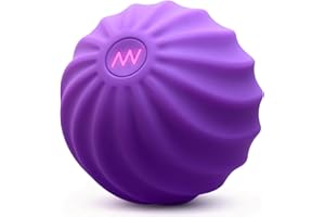 Easewand Mini Electric Massage Ball, Fitness Yoga Massage Roller for Palm, Hand, Foot, Leg, Neck, Back, Multi-Directional Mas