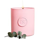 The Skinny Confidential Candle with Organic Eucalyptus Essential Oil - All-Natural Soy Wax Jar Candle - Non-Toxic Aromatherapy Candles for Home with Natural Cotton Wick - Paraben-Free & Non-GMO