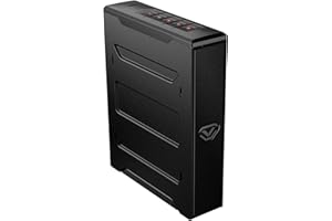 VAULTEK Slider Series Rugged Handgun Safe Quick Auto-Open Sliding Door Pistol Safe with Backlit Keypad and Mounting Plate (Non-Biometric) (Essential Model)