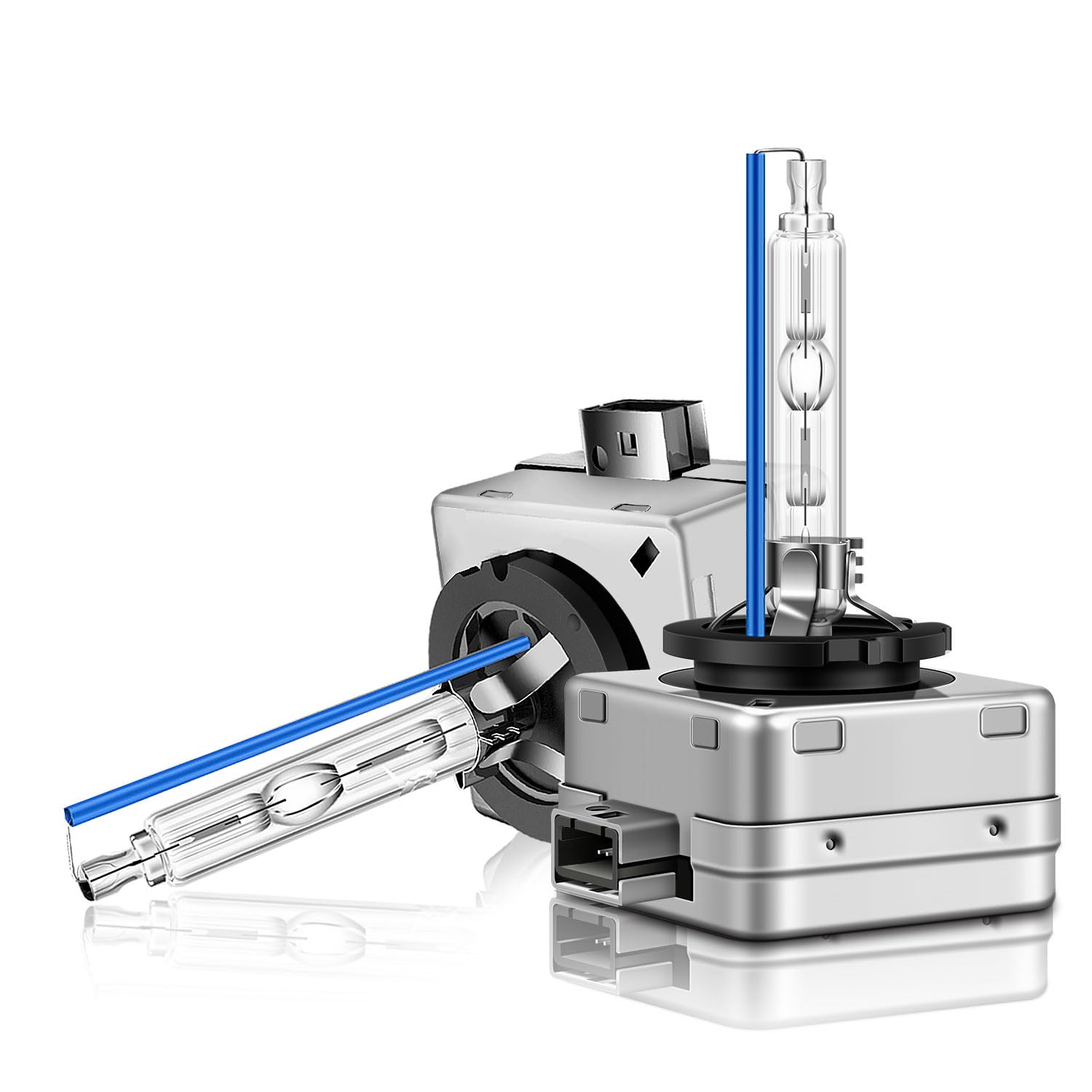 Erato D1S Xenon Bulb, 35W 8000K Blue White Super Bright Discharge Lamp High Low Beam 12V HID Headlight Bulb Replacement, 2 Pack