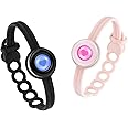 TOTWOO Candy Collection-Long Distance Touch Bracelets, Vibration & Light up for Love -Pair of Couples Bracelets Long Distance Relationship Gifts for Girlfriend Bluetooth Pairing Jewelry