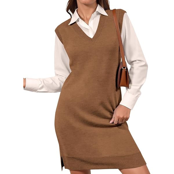 midi vest dress womens Outfits for Women 2-Piece Sets Denim Vest Midi Dress Size 6-14 Business Casual