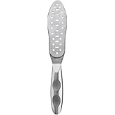 Foot File Callus Remover Stainless Steel Double Sided Foot Scraper, Foot Rasp for Dry and Wet Skin, Pedicure Tool for Feet Hard Skin and Cracked Heels