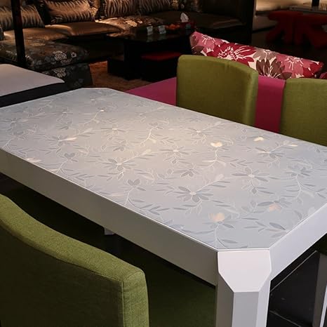 Amazon Pvc プラスチック 透明 つや消し ソフトガラス クリスタルプレート ダイニングデスクマット Teaテーブルマット 透明 テーブルクロス テーブルマット ダイニングデスクマット 70x1cm 28x47inch Fsdafasdfsad テーブルクロス オンライン通販