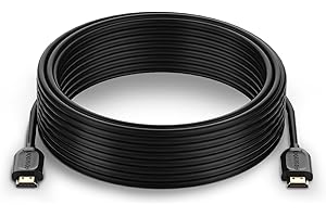 Fosmon 4K HDMI Cable 25FT/7.5M, HDMI 2.0 Cable 4K@60Hz/2160p Support 18Gbps, HDCP, 3D, ARC, Dolby TrueHD, 30AWG Compatible with UHD TV, PC Monitor, Console, PS4, PS5, Xbox 360/One/X/S, Nintendo Switch