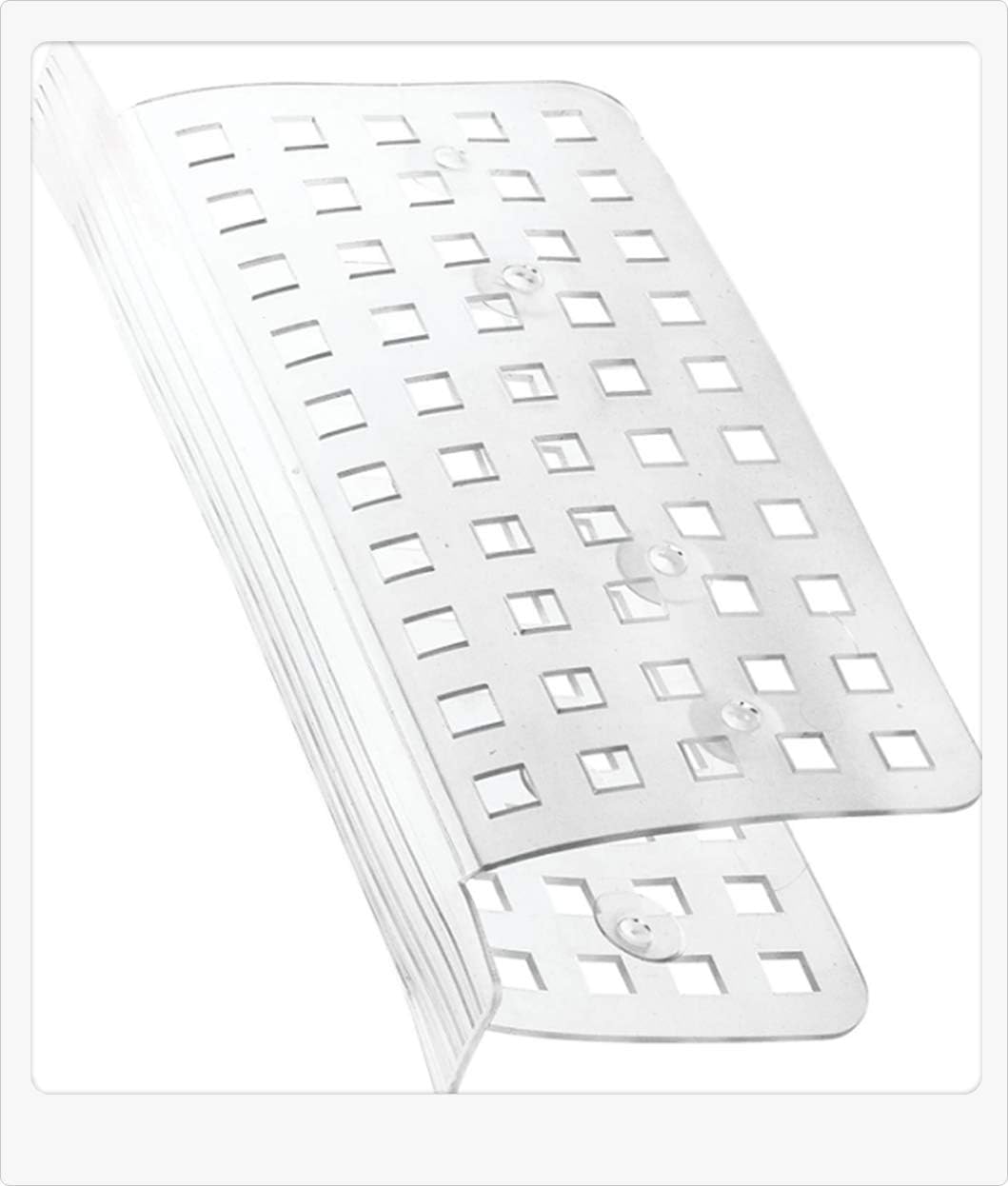 Double Sink Divider Mat Protector Clear Durable Grips