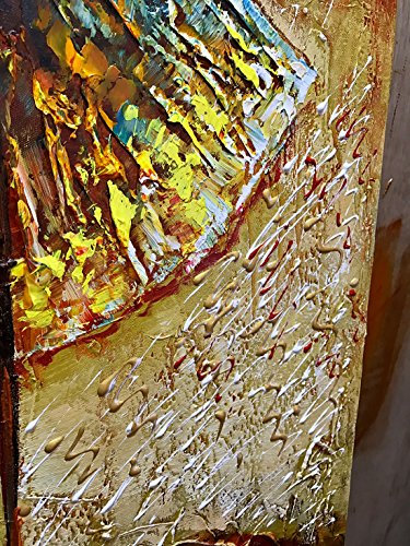 Metuu Oil Paintings, Ballet Dancer Girl Paintings Modern Home Decor Wall Art Painting Wood Inside Framed Hanging Wall Decoration Abstract Painting Ready to hang 24x36inch