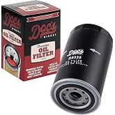 Doc's Diesel Oil Filter D5335 | Compatible with 1989-2024 RAM 6.7L Cummins 2500, 3500, 4500, 5500, RAM 5.9L Cummins 2500, 3500, 4500, 5500 1989-2007.5 | Replaces 05083285AA