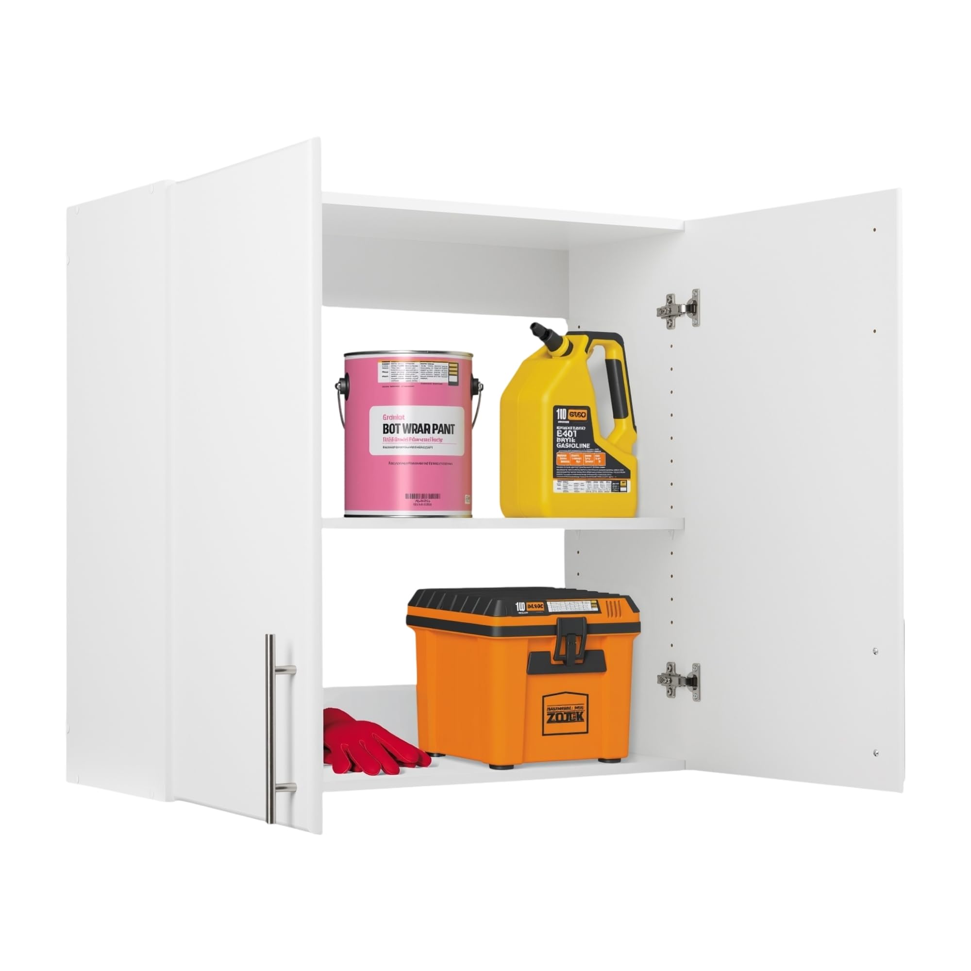 Photo 1 of Prepac Elite 32" Wall Cabinet, White Storage Cabinet, Bathroom Cabinet, Pantry Cabinet with 1 Adjustable Shelf 12" D x 32" W x 30" H, WEW-3230