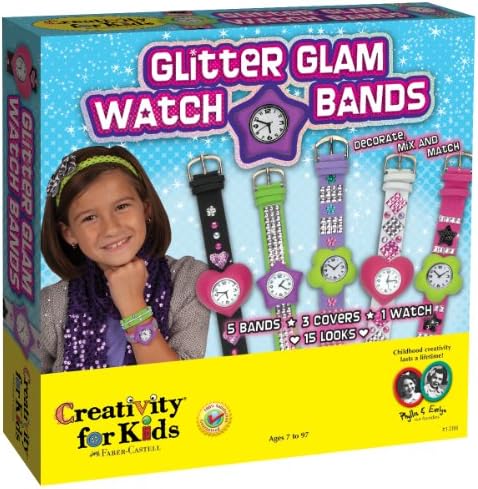 Creativity for Kids Glitter Glam Watch Bands