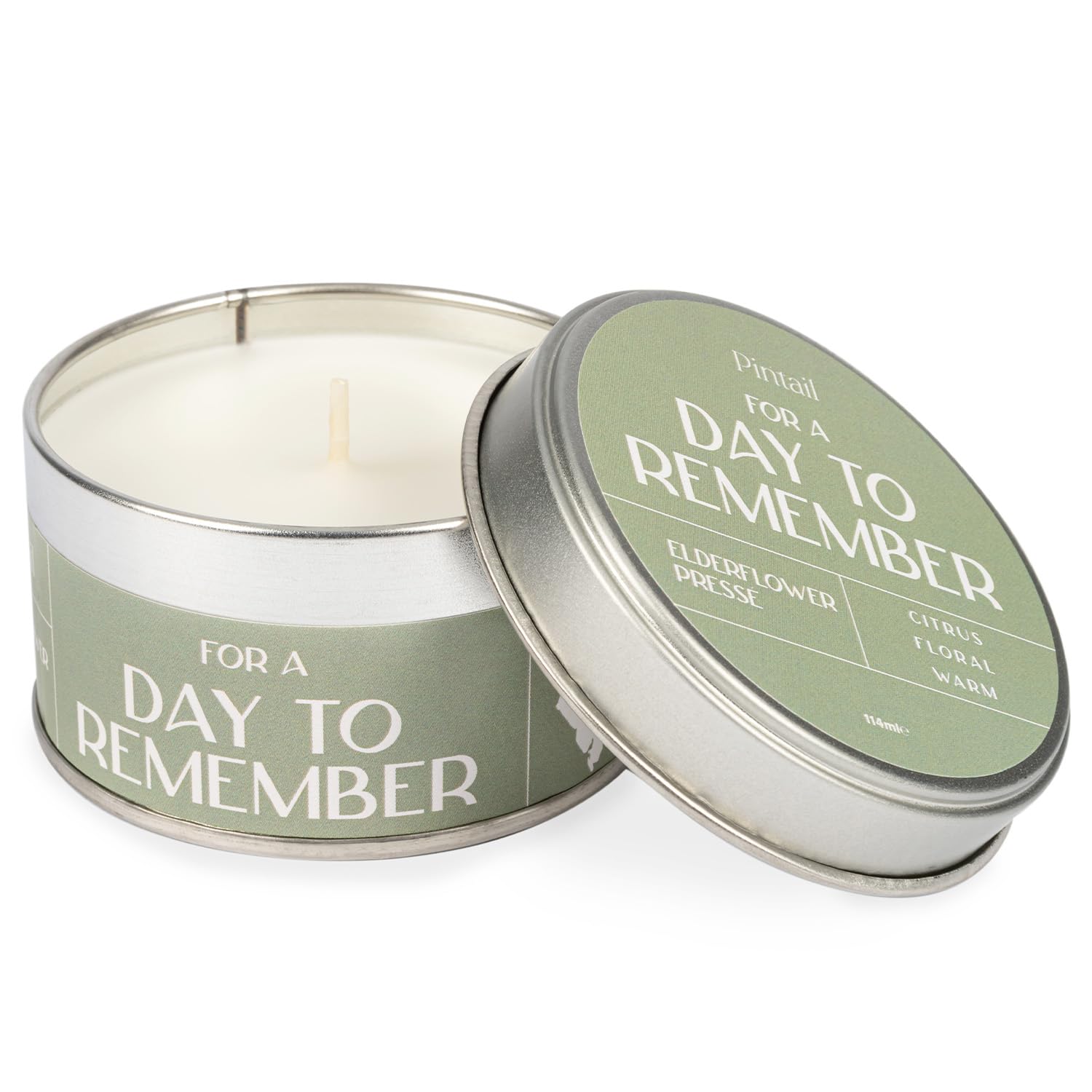 Pintail Candles for A Day to Remember Occasion Candle (Elderflower Pressé Home Fragrance). 20 Hour Burn. Friendship Gifts for Women. Scented Candles Gifts for Women - Genuine Pintail Candle Gift