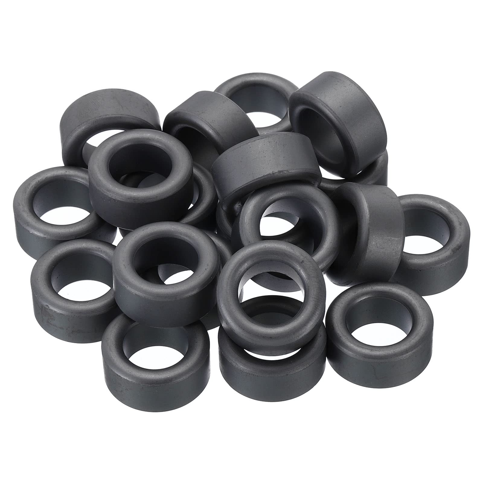 Photo 1 of PATIKIL Ferrite Toroid Core, 20 Pcs Toroid Core 1" ODx0.6" IDx0.5" H Ferrite Rings Transformer Ferrite Toroid Cores for EMI/RFI Filters, Black