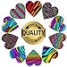 Heart Stickers Roll 50% OFF | These 10 Vibrant Color Designs make up The Best Assorted Heart Stickers Roll on Amazon | Includes a full 130 1.5