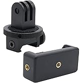 VICTORFIRE Universal Gun Phone Mount Holder Smartphone Action Camera Picatinny Waver Rail Mount Adapter Compatible with Gopro