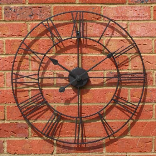 Extra Extra Large Retro Shabby Chic Wall Clock - 73cm (28"+) Diameter - A084