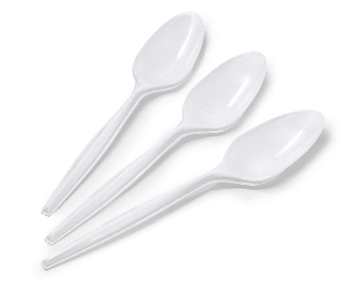 600 Pack White Disposable Plastic Tea Spoons - Practical Cutlery for Parties, Lunches, Picnics, and Long Trips - BPA-Free - Safe for Kids - Great for Meals, Desserts, or Appetizers: Industrial & Scientific