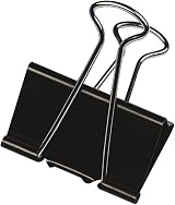 Q-Connect Foldback Clip 24mm Black Pack of 10 KF01283 view 2
