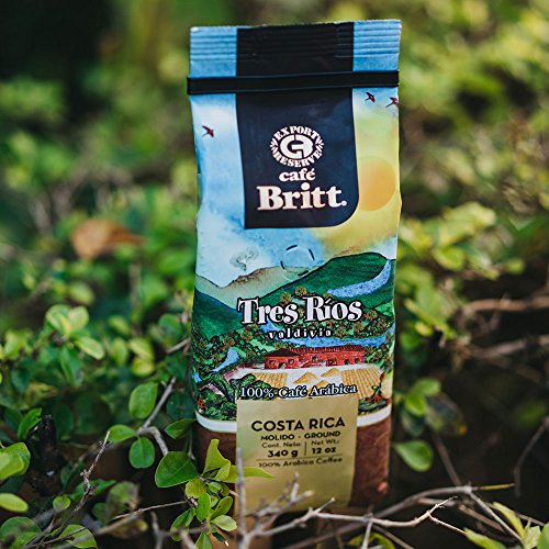 Cafe Britt Costa Rica Tres Ríos Valdivia Arabica gemahlen Kaffee, 340 g Packung – Bild 3