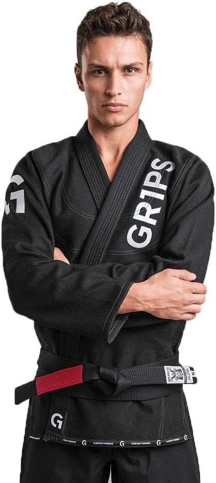 8058093501685 Brazilian Jiu Jitsu Kimono Grips Primero Competition Black A3