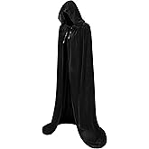Regenboog Cape with Hood Women and Men,Adult Velvet Cloak,Christmas Halloween Costume,Masquer,Witch,Wizard,Mardi Gras