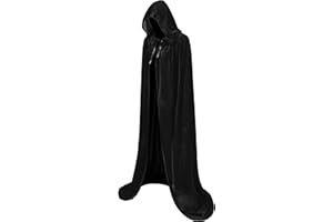 Regenboog Adult Velvet Cape with Hood,Velvet Cloak for Women and Men,Costumes for Halloween Christmas Renaissance