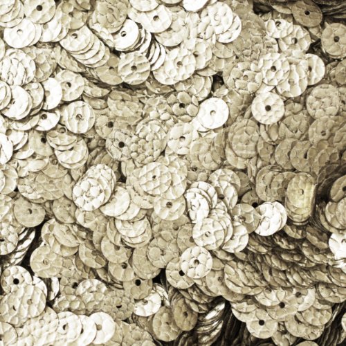 5mm Flat Round SEQUIN PAILLETTES ~ Silver Metallic Snakeskin Lizard Embossed ~ Loose sequins for embroidery, bridal, applique, arts, crafts, and embellishment. Made in USA.