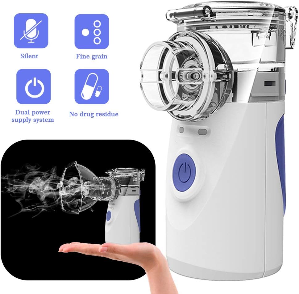 WELTEAYO Mini Handheld Vaporizers, Portable Vaporiser Cool Mist for Travel or Home Daily Use, Compact Humidifier for Kids and Adults