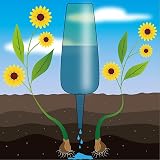 Coopers of Stortford Set of 4 Plant Watering Systems 1.25L Capacity view 3