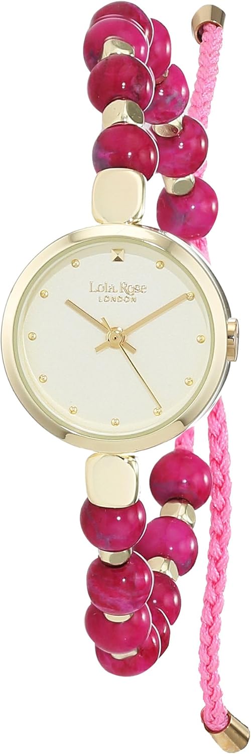 Lola Rose Womens Analogue Classic Quartz Watch with Textile Strap LR4020 Amazon.co.uk Watches
