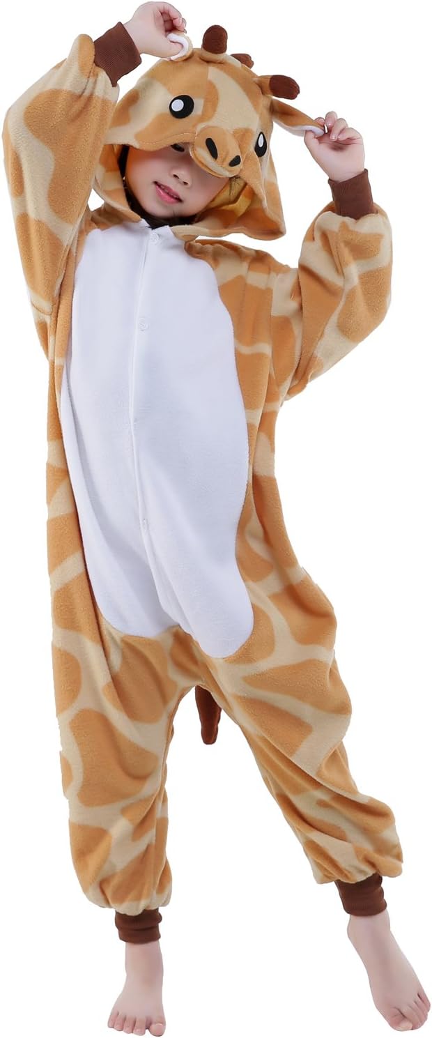 CANASOURUnisex Anime Halloween Kids Onesie For 4T Girls Boys One Piece Christmas Pajamas Costume Party Cosplay Pyjamas