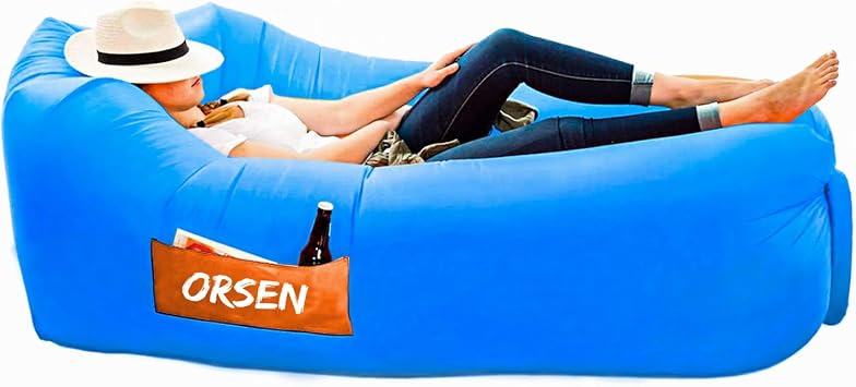 Orsen Inflatable Lounger, Waterproof Air Sofa Chair with Carry Bag
