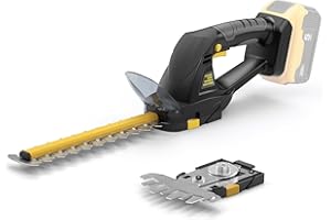 IEBUDA Hedge Trimmer Cordless for DEWALT 20V MAX Battery, 1500RPM Grass Trimmer Electric Hedge Trimmer, 2 in 1 Design for Yard, Garden, Lawn Care(Battery Not Included) (Black)