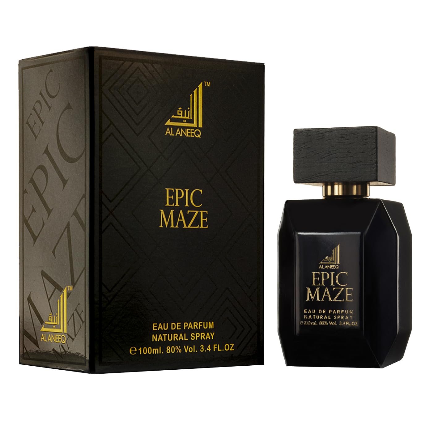 AL ANEEQ Epic Maze Perfume for Men - Mens Aftershave 100ml Eau de Parfum