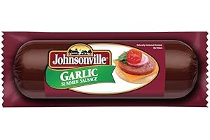 Johnsonville Garlic Summer Sausage, 12 Ounce - 12 per case.