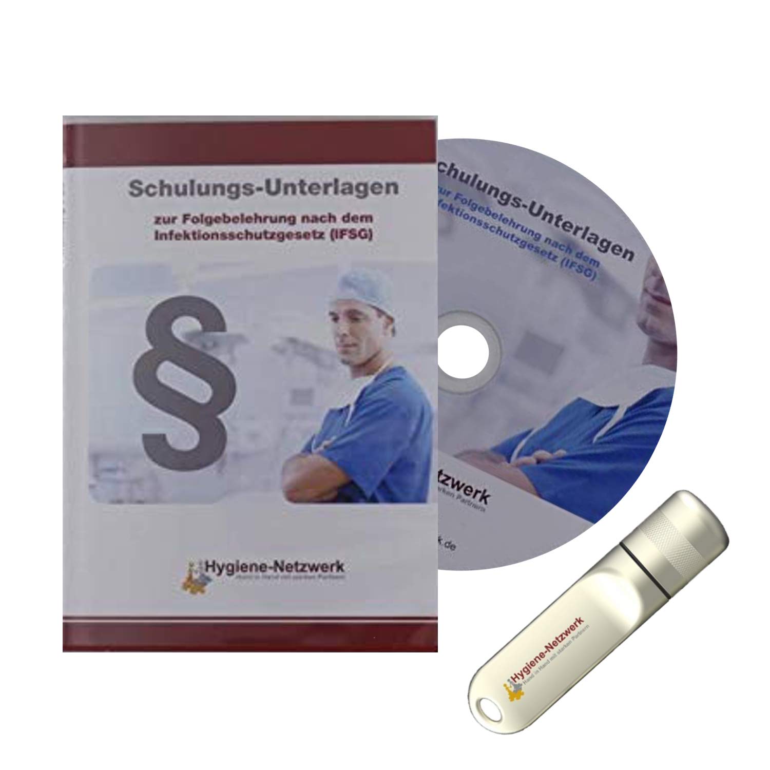 Infection Protection Act Training | IFSG Training Documents | For Following Teaching | Hygiene Training | Personnel Training | Power Point Presentation on CD or USB Stick