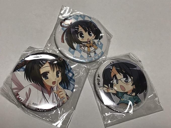 Amazon ゆずソフト Dracu Riot 缶バッジ 3種セット 布良梓 ドラクリオット アニメ 萌えグッズ 通販