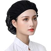 DXYAKY 6pcs Unisex Elastic Chef Hat Kitchen Cooking Hat Food Service Hair Nets Adjustable Mesh Cap