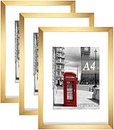 Scholar Tree A4 Picture Frame Set of 3 with Mount Freestanding Wall Mountable